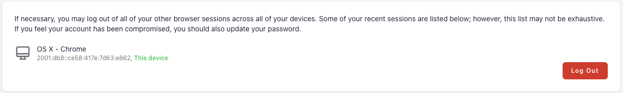 Browser Sessions